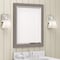 Alaterre Furniture Williamsburg 2pc Wooden Bathroom Vanity Set - 36-in. L Vanity, 30-in. L Rectangular Mirror, Gray AVAN360040B - alternate 8